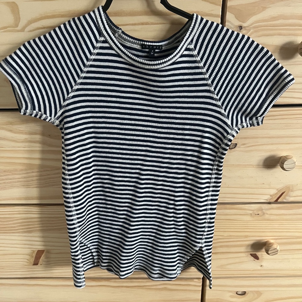 Theory waffle cotton t shirt